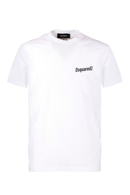 Shop DSQUARED2 Saldi T-shirt: DSQUARED2 t-shirt in cotone.
Girocollo.
Maniche corte.
Stampa posteriore.
Vestibilità regolare.
Composizione: 100% Cotone.
Fabbricato in Italia.. S74GD1224 S23009-100